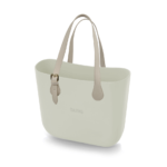 alça de ombro bege com fivela para bolsa customizável b.uniq modelos b.super e b.smart