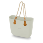 alça de ombro de corda caramelo com anel de metal para bolsa customizável b.uniq modelos b.super e b.smart