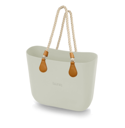 alça de ombro de corda caramelo com anel de metal para bolsa customizável b.uniq modelos b.super e b.smart