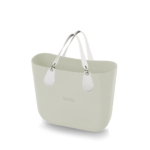 alça de mão branca com anel de metal para bolsa customizável b.uniq modelos b.super e b.smart