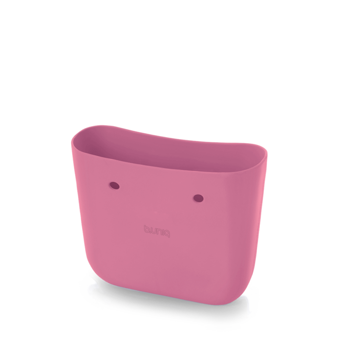 baú de bolsa customizável b.uniq modelo b.super na cor rosa chiclete