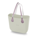 alça de ombro lilás glitter com anel de metal para bolsa customizável b.uniq modelos b.super e b.smart