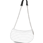 alça de corrente e corino preto para bolsa customizável b.uniq modelo b.fresh