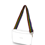 alça ajustável listrada arco-íris para bolsa customizável b.uniq modelo b.lovely