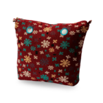 recheio para bolsa customizável b.uniq modelo b.smart na cor vermelha com estampa de flores coloridas