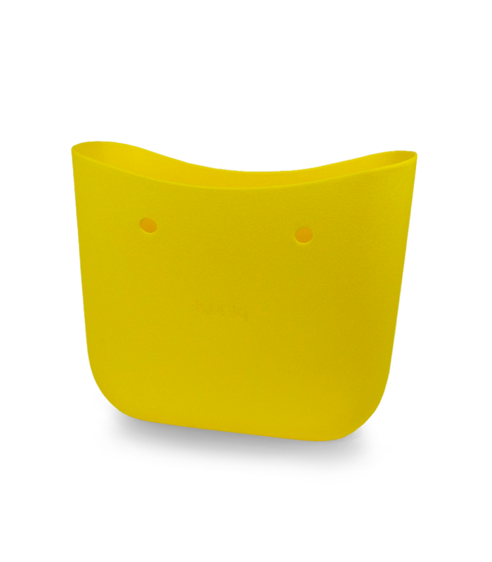 baú de bolsa customizável b.uniq modelo b.super na cor amarelo limão