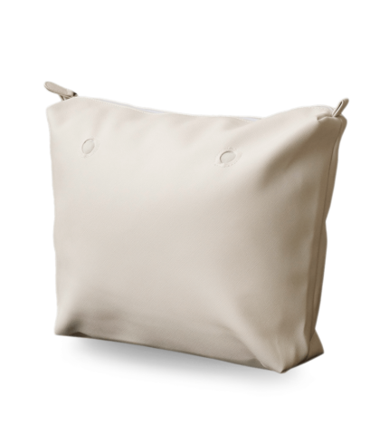 recheio para bolsa customizável b.uniq modelo b.super de corino na cor branca