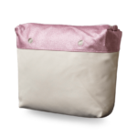 recheio para bolsa customizável b.uniq modelo b.super creme com glitter rosa