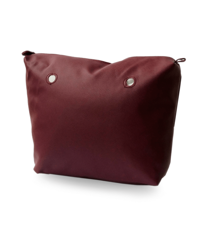 recheio para bolsa customizável b.uniq modelo b.super de corino na cor vinho