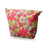 recheio para bolsa customizável b.uniq modelo b.super com estampa florida rosa