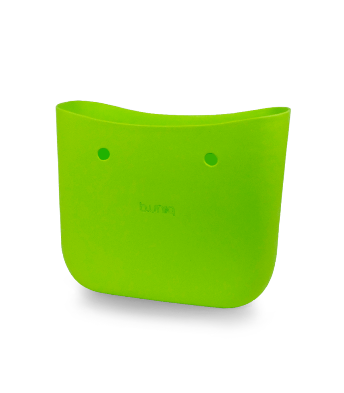 baú de bolsa customizável b.uniq modelo b.super na cor verde neon