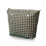 recheio para bolsa customizável b.uniq modelo b.super com estampa xadrez preto e branco