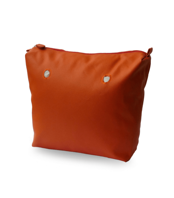 recheio para bolsa customizável b.uniq modelo b.super de corino na cor caramelo