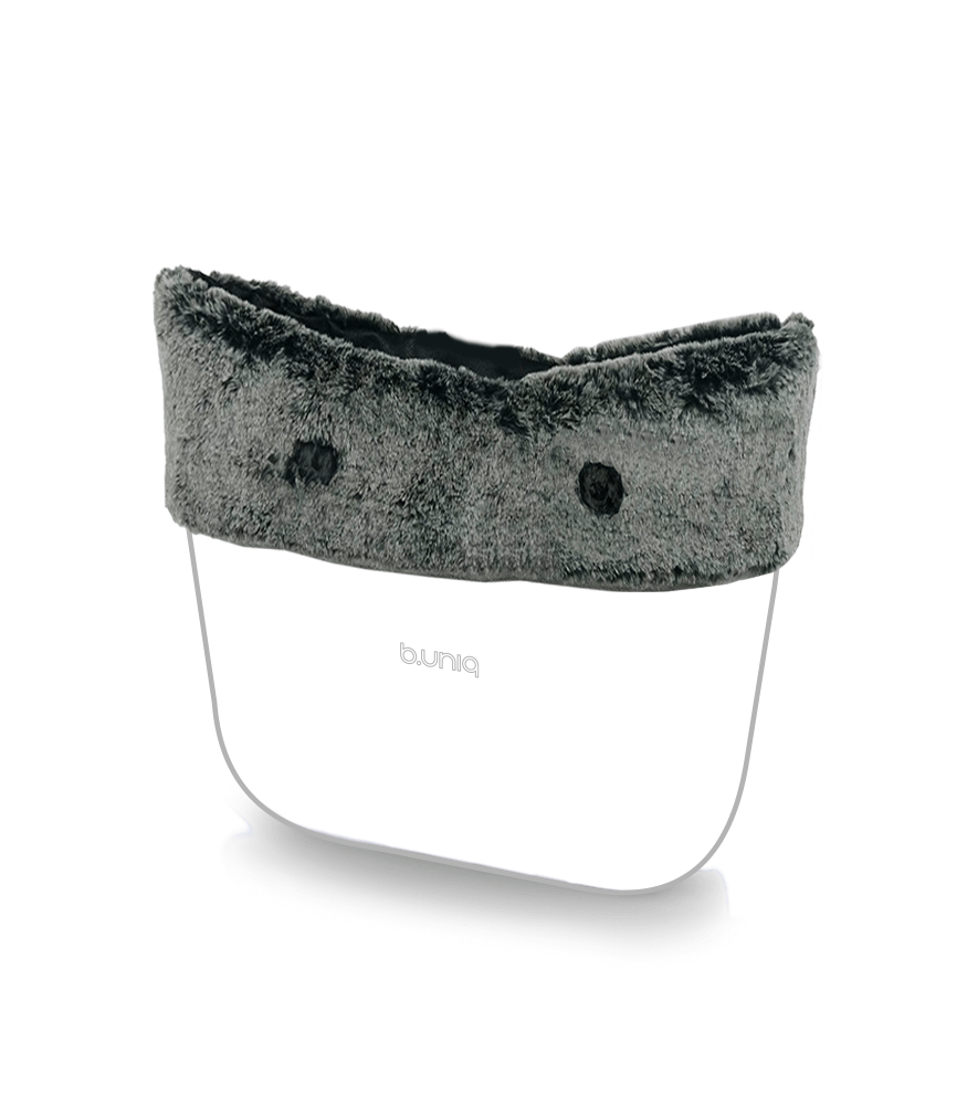 pala_pelucia_cinza pala de pelúcia cinza para bolsa customizável b.uniq modelo b.super