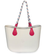 Alças de ombro corda algodão rosa