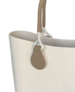 Alças de Ombro Anel de Corda Bege - Imagem 2