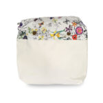 Recheio b.smart Corino Branco Florido Vermelho