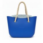 PROMO b.super azul royal com corda e estampa