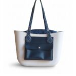 PROMO b.super branca e jeans com bolso