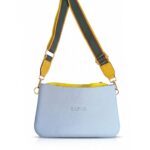 PROMO b.lovely cinza azulado com amarelo