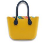 PROMO b.super amarela com jeans e listras