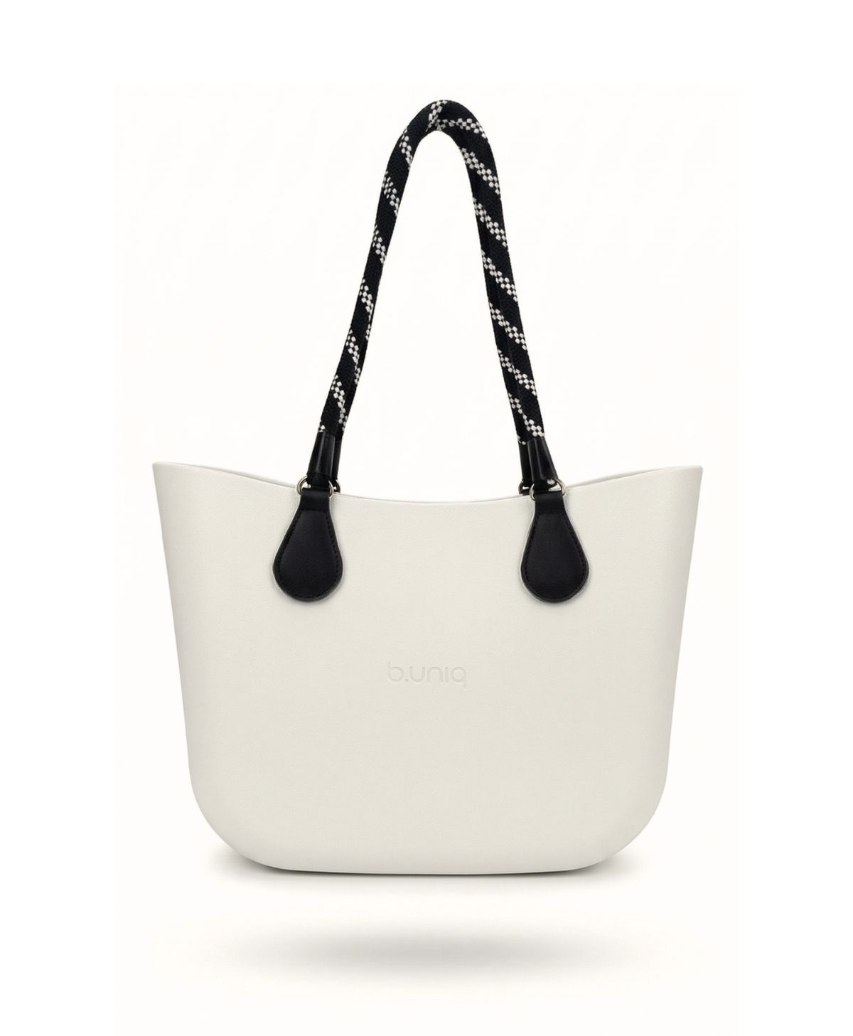 b.super branca com anel metal e corda preta e branca PROMO b.super branca anel metal e corca preta e branca - Imagem 1