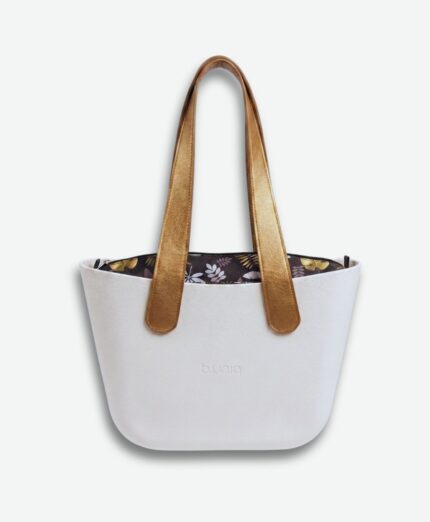 PROMO b.super branca folhas douradas