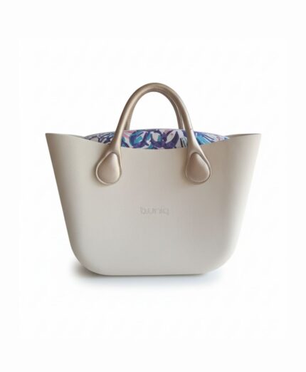 PROMO b.super creme, flores roxa e dourada